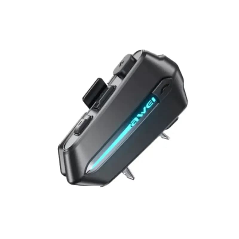 Awei VS-1 Bluetooth Motorcycle Helmet Headset with ENC Mic Awei VS-1 Bluetooth Motorcycle Helmet Headset with ENC Mic