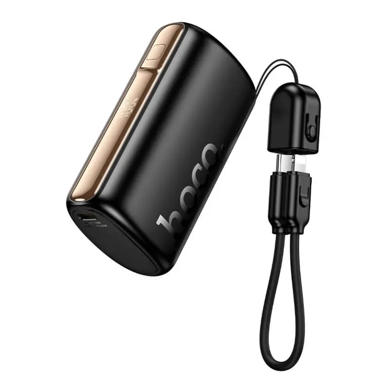 Hoco Q50 Victory 10000mAh PD20W Power Bank With USB-C & Lightning Cable Hoco Q50 Victory 10000mAh PD20W Power Bank With USB-C & Lightning Cable