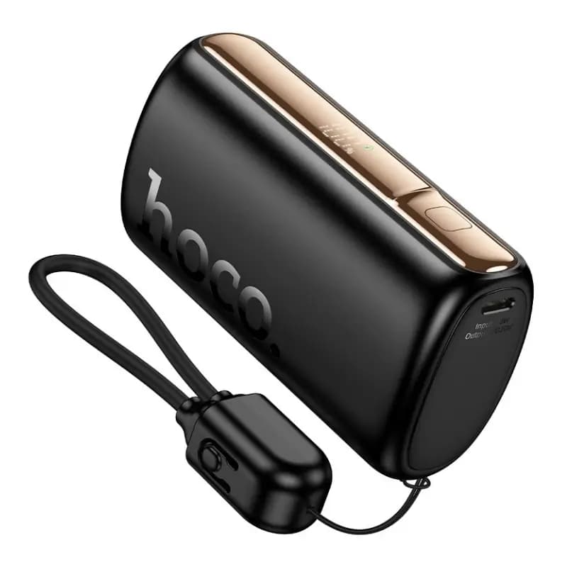 Hoco Q50 Victory 10000mAh PD20W Power Bank With USB-C & Lightning Cable Hoco Q50 Victory 10000mAh PD20W Power Bank With USB-C & Lightning Cable