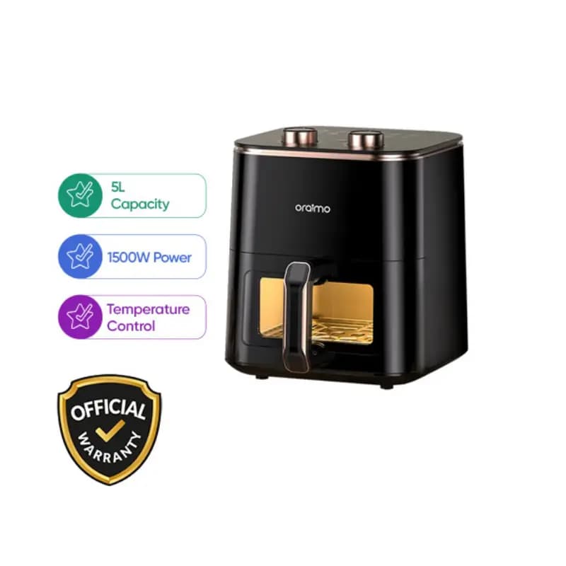 Oraimo SmartAirFryer OH-AF210N 1500W Air Fryer With Steel Basket Oraimo SmartAirFryer OH-AF210N 1500W Air Fryer With Steel Basket
