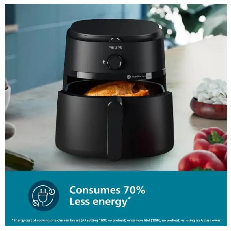 Philips NA110/00 3.2L Compact Air Fryer with Rapid Air Technology & Timer Philips NA110/00 3.2L Compact Air Fryer with Rapid Air Technology & Timer