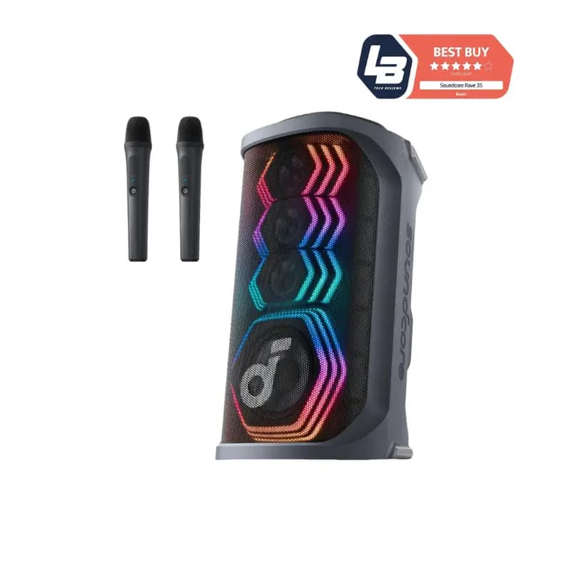 Anker Soundcore Rave 3S 200W AI Karaoke Speaker with Dual Wireless Mics Anker Soundcore Rave 3S 200W AI Karaoke Speaker with Dual Wireless Mics