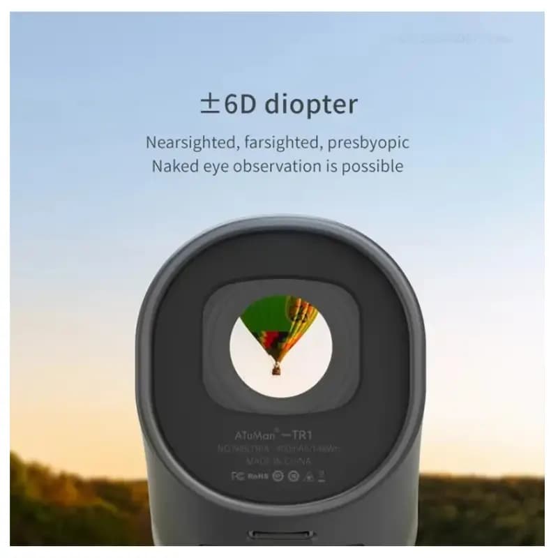 ATuMan TR1 Laser Golf Rangefinder 1200m Range with 6x Magnification and USB-C Charging ATuMan TR1 Laser Golf Rangefinder 1200m Range with 6x Magnification and USB-C Charging