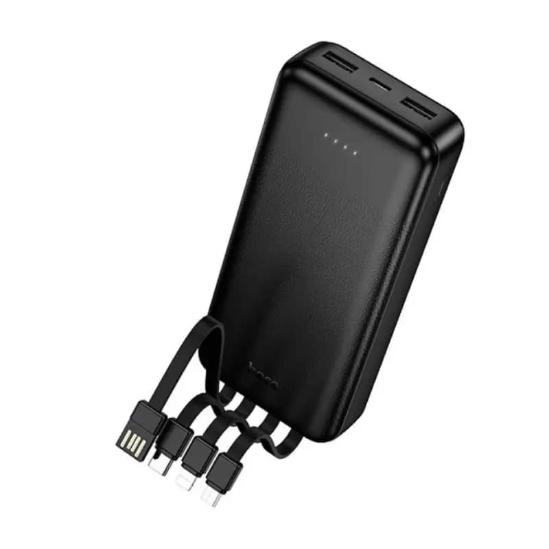 HOCO J163A 20000mAh Power Bank with Built-In Cables HOCO J163A 20000mAh Power Bank with Built-In Cables