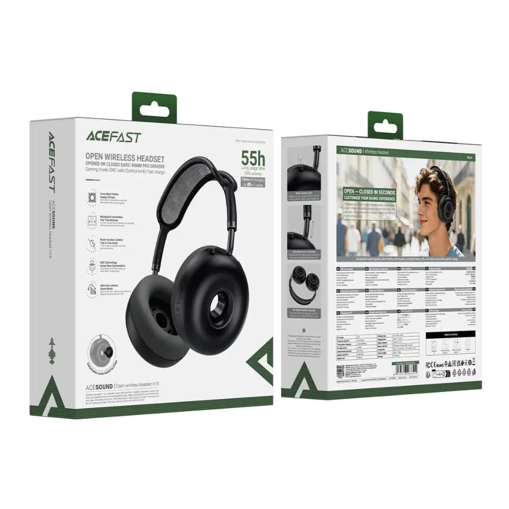 ACEFAST H19 Open Wireless Headset with 50mm Driver ACEFAST H19 Open Wireless Headset with 50mm Driver