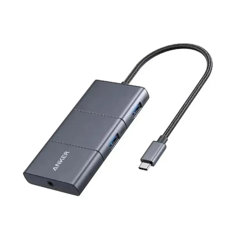 Anker PowerExpand A8366 6-in-1 USB-C Hub with 4K HDMI, Ethernet & PD Charging Anker PowerExpand A8366 6-in-1 USB-C Hub with 4K HDMI, Ethernet & PD Charging