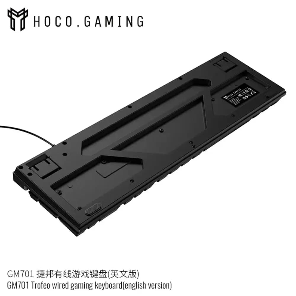 HOCO GM701 Trofeo Full-Size Wired Gaming Keyboard HOCO GM701 Trofeo Full-Size Wired Gaming Keyboard