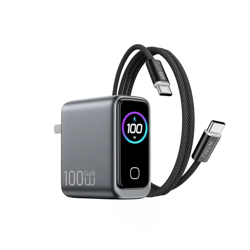 WiWU Voyager CHG300 100W PD/QC GaN Charger with Smart Display WiWU Voyager CHG300 100W PD/QC GaN Charger with Smart Display