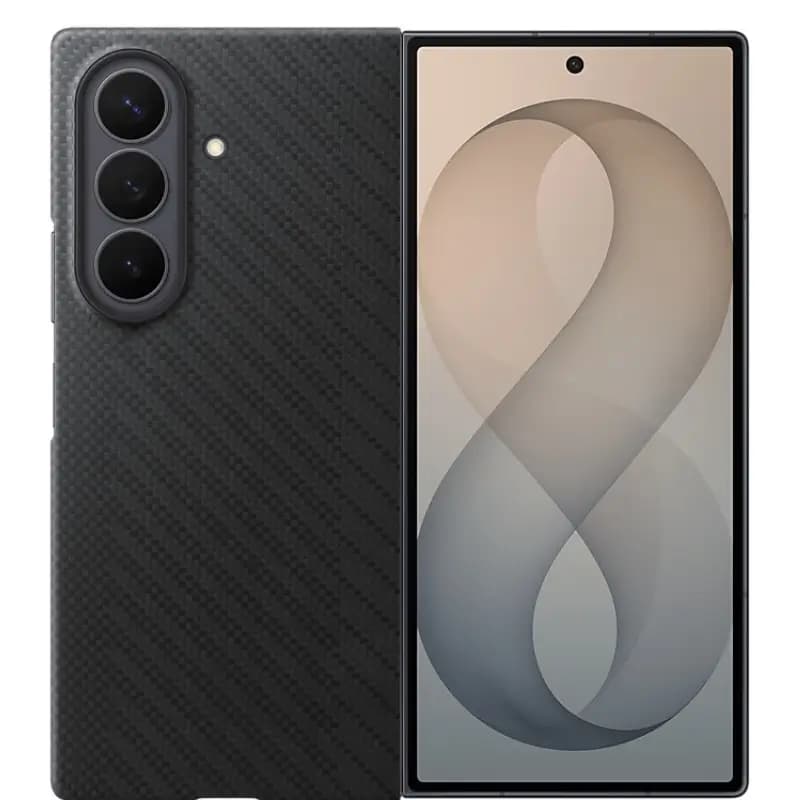 Samsung Galaxy Z Fold8 Ultra Carbon Fiber Case with Wireless Charging Samsung Galaxy Z Fold8 Ultra Carbon Fiber Case with Wireless Charging