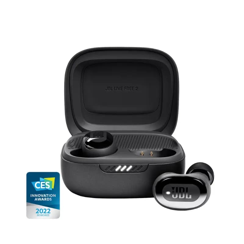 JBL Live Free 2 TWS Wireless Earbuds With True Adaptive ANC & Qi Charging JBL Live Free 2 TWS Wireless Earbuds With True Adaptive ANC & Qi Charging