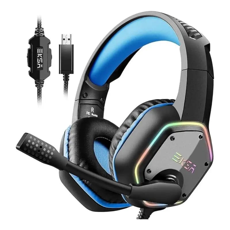 EKSA E1000 V2 RGB Wired Gaming Headset With 7.1 Surround Sound EKSA E1000 V2 RGB Wired Gaming Headset With 7.1 Surround Sound