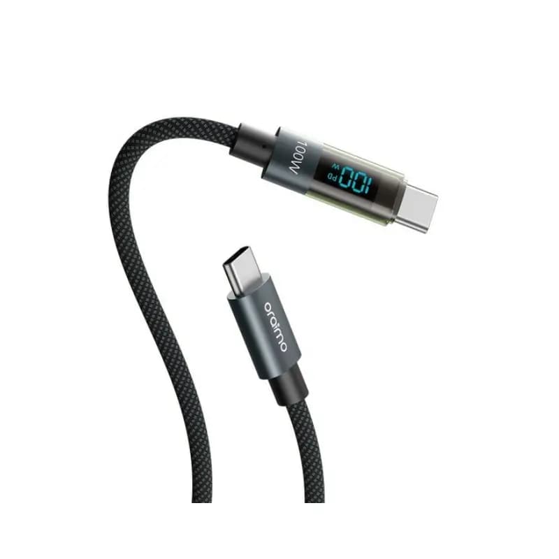 Oraimo DigiLine 100W Type-C to Type-C Fast Charging Cable Oraimo DigiLine 100W Type-C to Type-C Fast Charging Cable