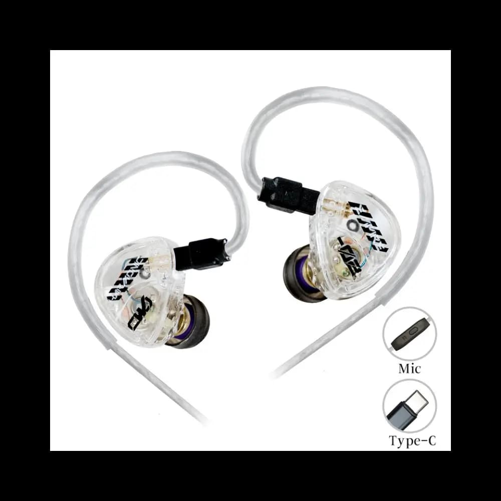 HE Cai Wenji 10mm Dynamic Driver In-Ear Monitors with Resin Shell HE Cai Wenji 10mm Dynamic Driver In-Ear Monitors with Resin Shell