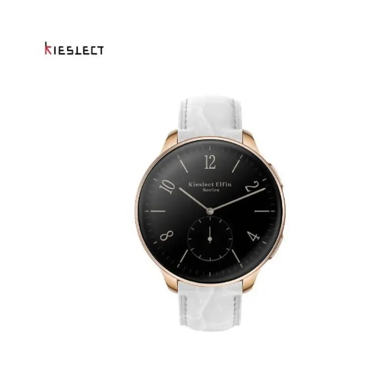 Kieslect Elfin smart watch showing heart rate and SpO2 tracking