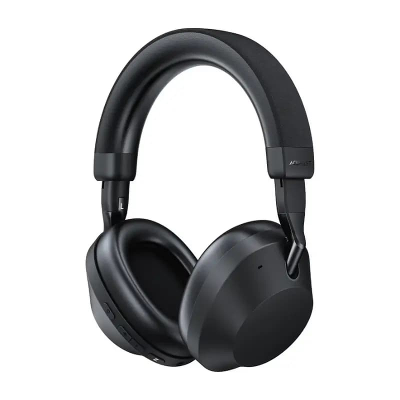 ACEFAST H14 Wireless Hybrid ANC Headset Close-up of H14 headset Hybrid ANC and ENC microphones