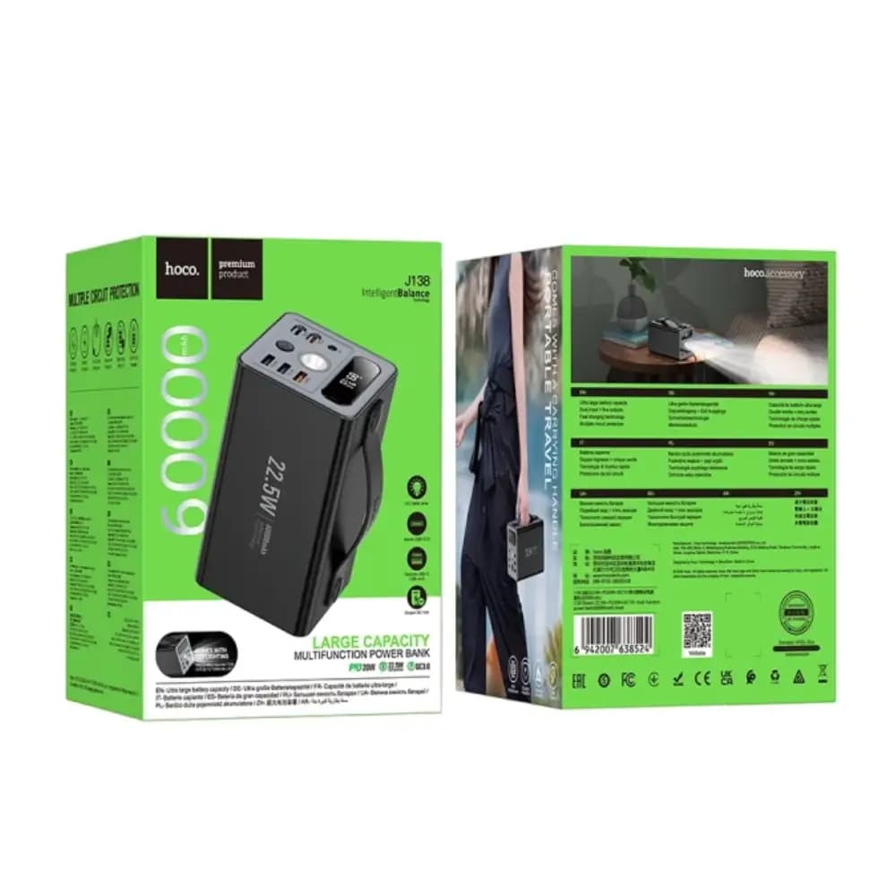 Hoco J138 Distant 60000mAh power bank main view Hoco J138 Distant 60000mAh power bank main view