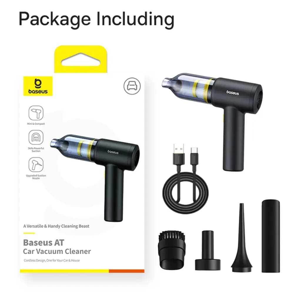 Baseus AT 5000Pa 4-in-1 Car Vacuum Cleaner Baseus AT 5000Pa 4-in-1 Car Vacuum Cleaner