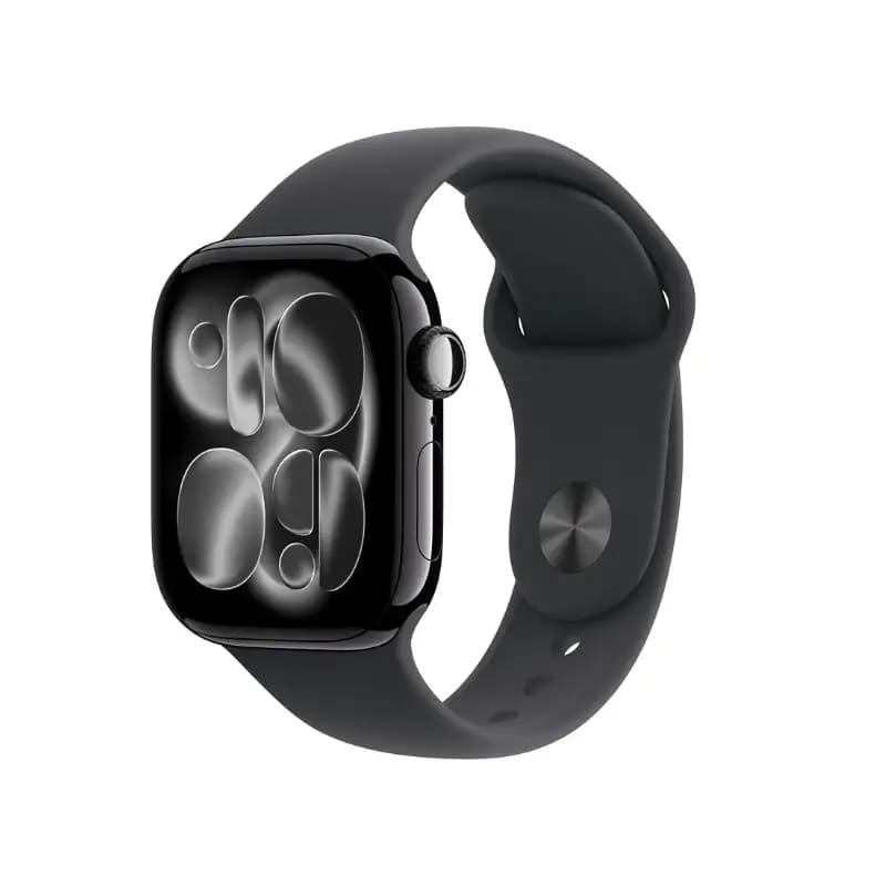 Close-up of Apple Watch Series 11 ceramic-coated scratch-resistant display