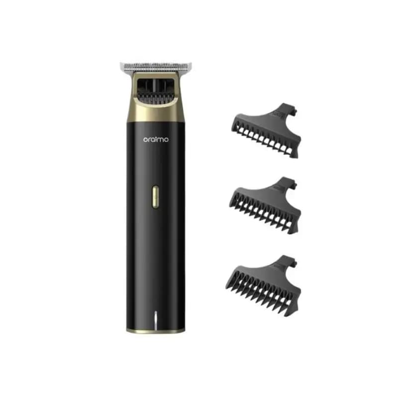 Close-up of self-sharpening stainless steel trimmer blade Close-up of self-sharpening stainless steel trimmer blade