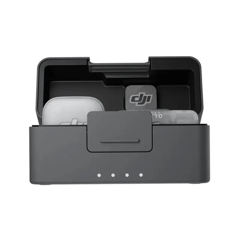 DJI Mic Mini 2 Wireless Microphone Close-up of DJI Mic Mini 2 omnidirectional microphone clip