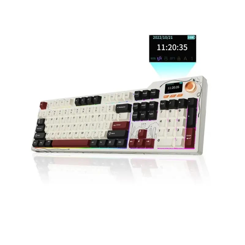 AK35i V4 keyboard with 1.14-inch color screen and volume knob