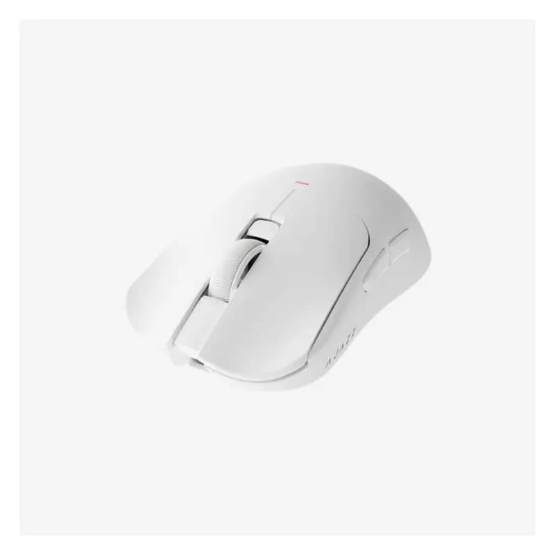 Close-up of the AJAZZ AJ200 NL AI MC mouse body and buttons Close-up of the AJAZZ AJ200 NL AI MC mouse body and buttons
