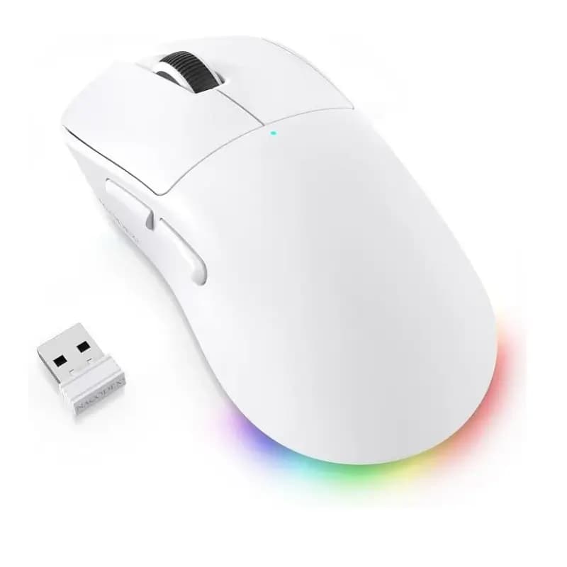 AJAZZ NJ08 MC tri-mode wireless gaming mouse front view