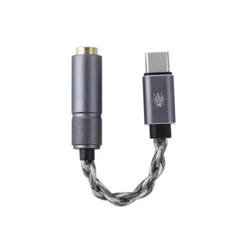 Kiwi Ears AD1 Pro USB-C to 3.5mm DAC dongle front view