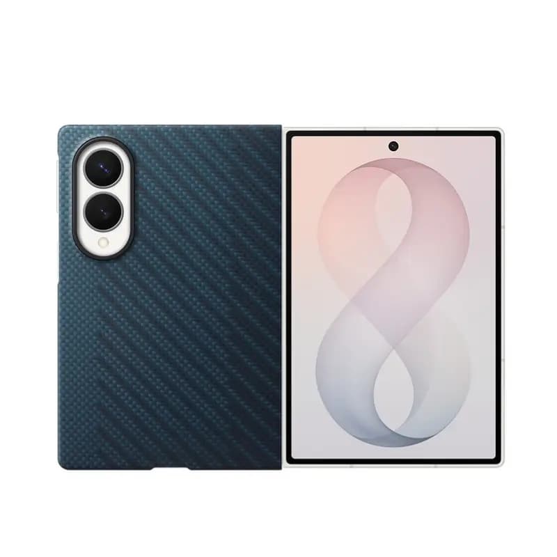 Samsung Galaxy Z Fold8 Carbon Magnet Case in black on white background Samsung Galaxy Z Fold8 Carbon Magnet Case in black on white background