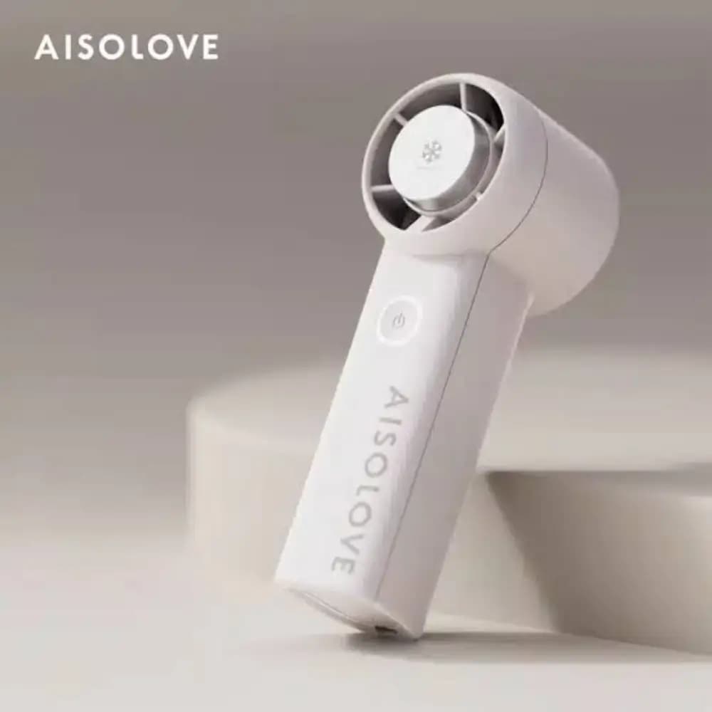 Xiaomi AISOLOVE F03 fan showing cooling plate surface Xiaomi AISOLOVE F03 fan showing cooling plate surface