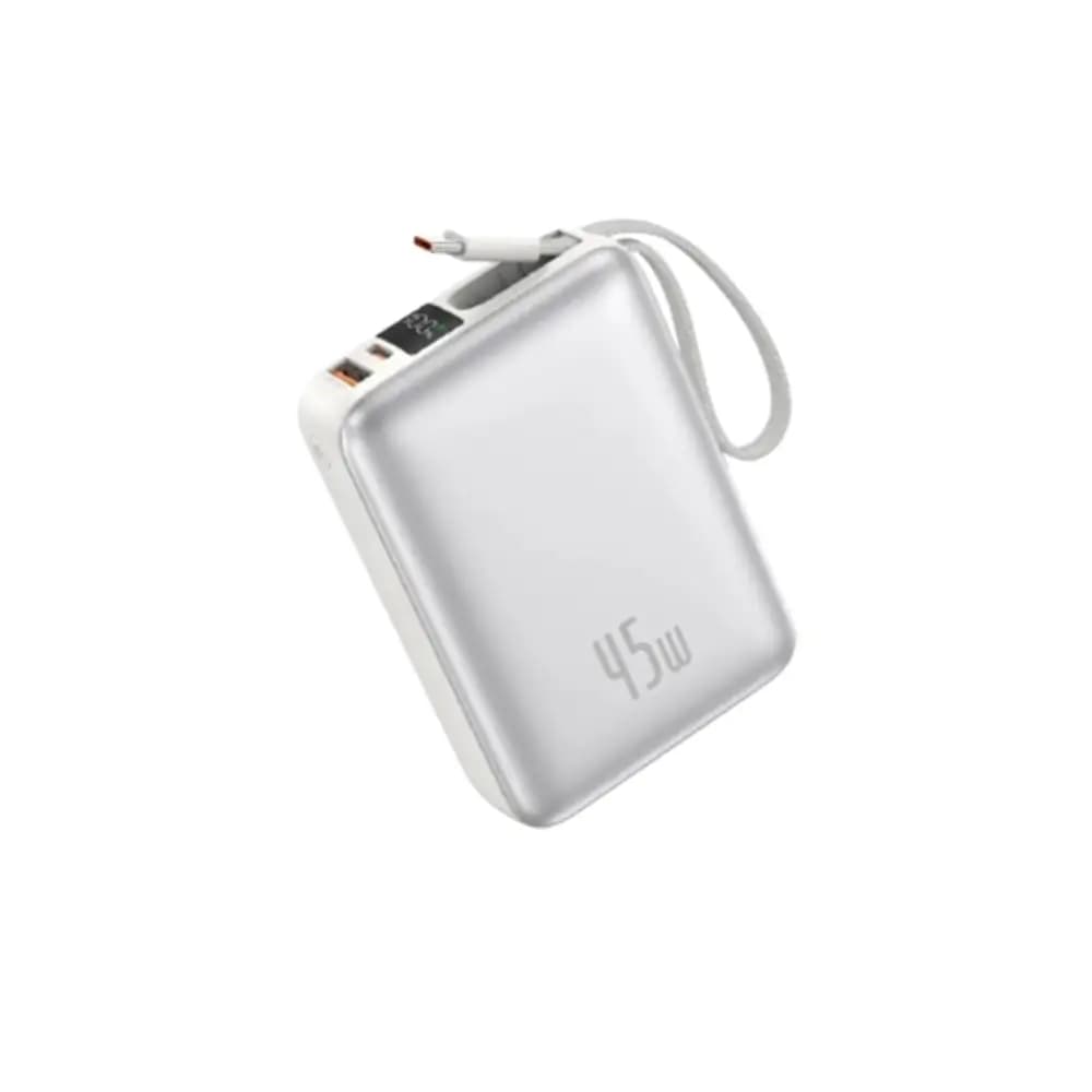 Person charging a smartphone using the FONENG PX138 power bank Person charging a smartphone using the FONENG PX138 power bank