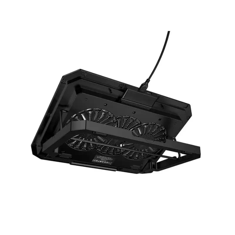 Hoco GA4 Jade dual fan laptop cooling stand front view Hoco GA4 Jade dual fan laptop cooling stand front view