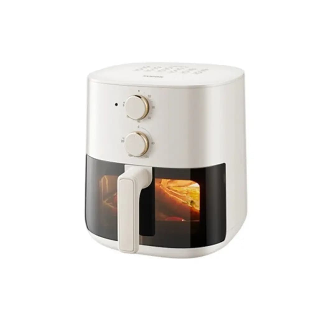 TQIU V2 5L digital air fryer front view on kitchen counter