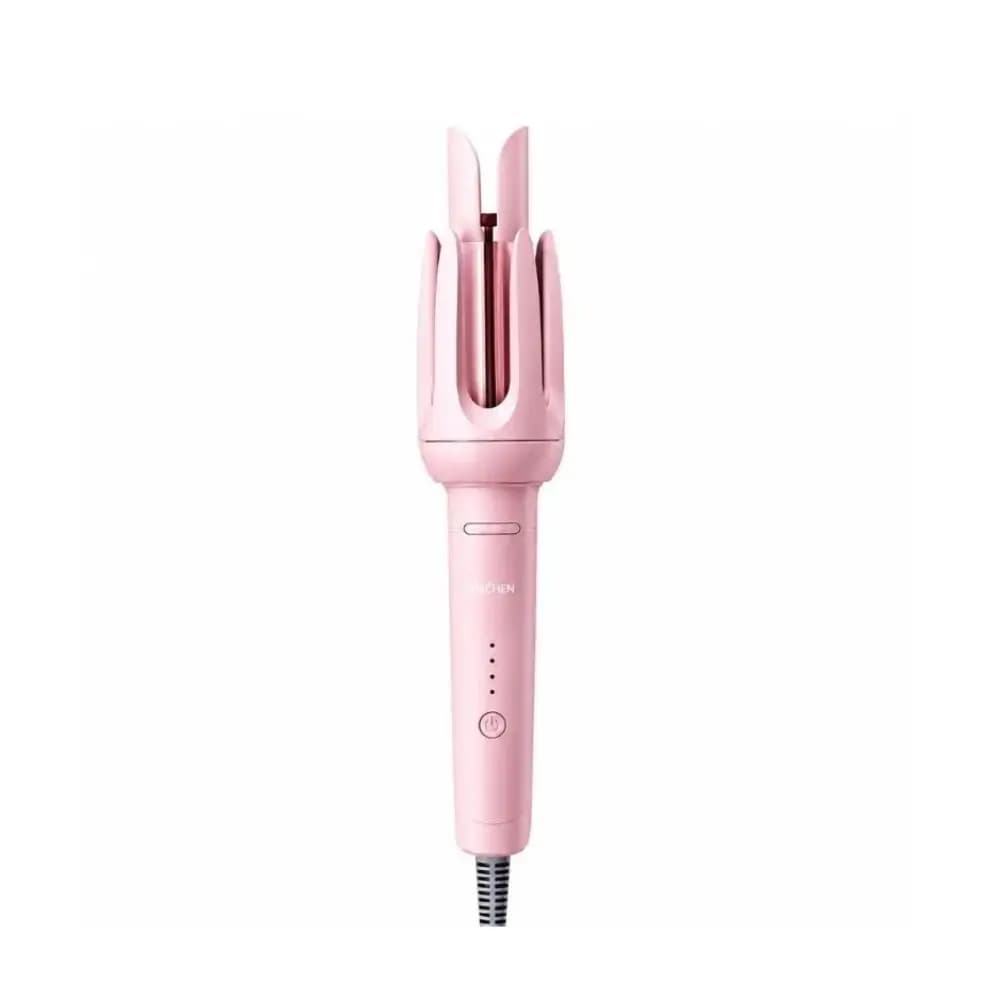 Enchen H5 pink ceramic hair curler on white background