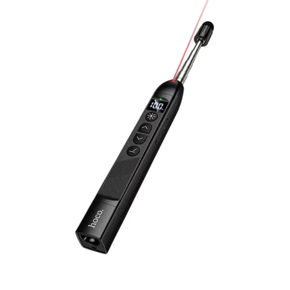 Hoco GM205 3-in-1 Wireless Presentation Remote Hoco GM205 red laser pointer feature close-up