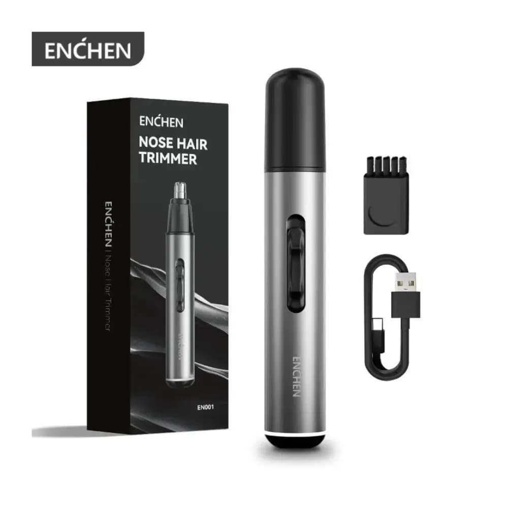 Enchen EN001 nose and ear hair trimmer in silver and gold Enchen EN001 nose and ear hair trimmer in silver and gold
