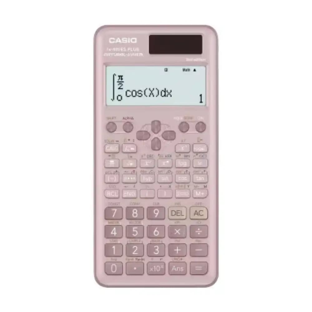 Natural Textbook Display showing a fraction equation on the Casio fx-991ES PLUS-2 Natural Textbook Display showing a fraction equation on the Casio fx-991ES PLUS-2