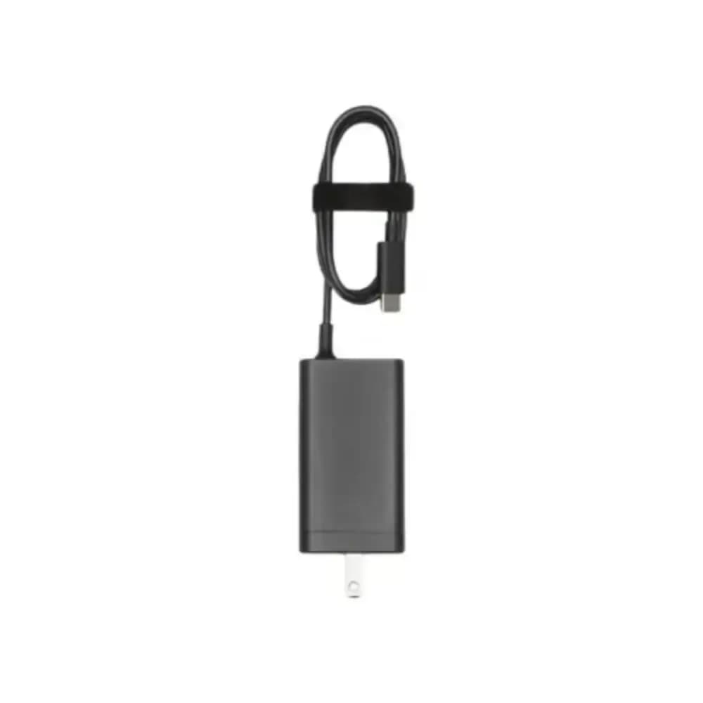 DJI 65W Type-C Fast Charger Adapter with GaN Technology DJI 65W Type-C Charger Adapter front view