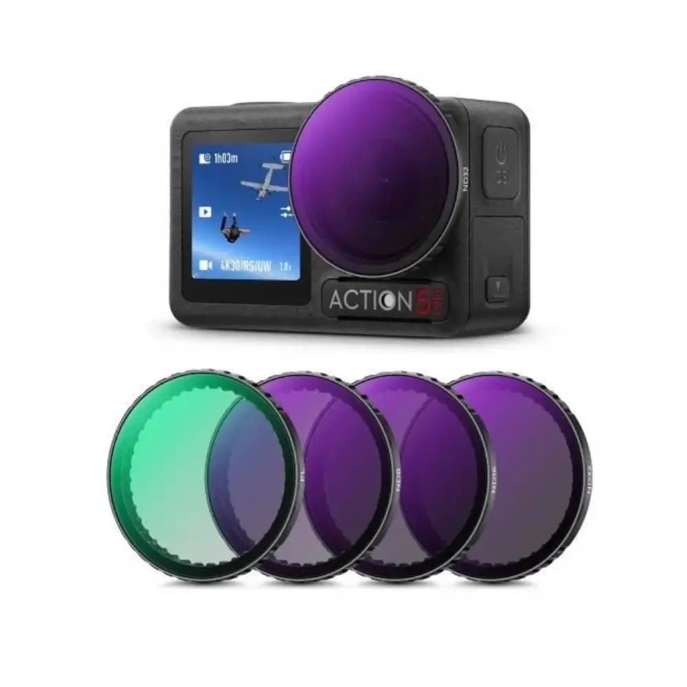 K&F Concept CPL ND8 ND16 filter set for DJI Osmo Action 3