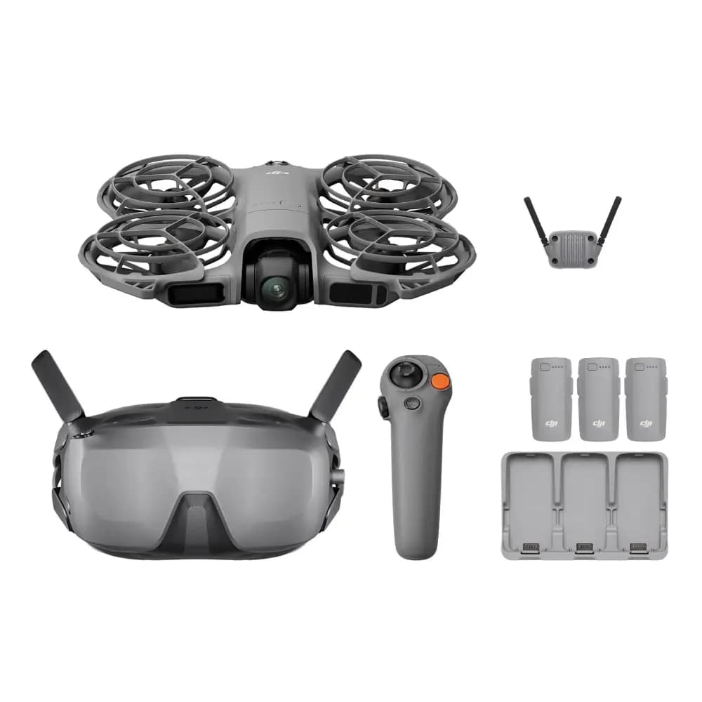 DJI Neo 2 Motion Combo FPV Drone with Goggles N3 DJI Neo 2 gray camera drone with Goggles N3