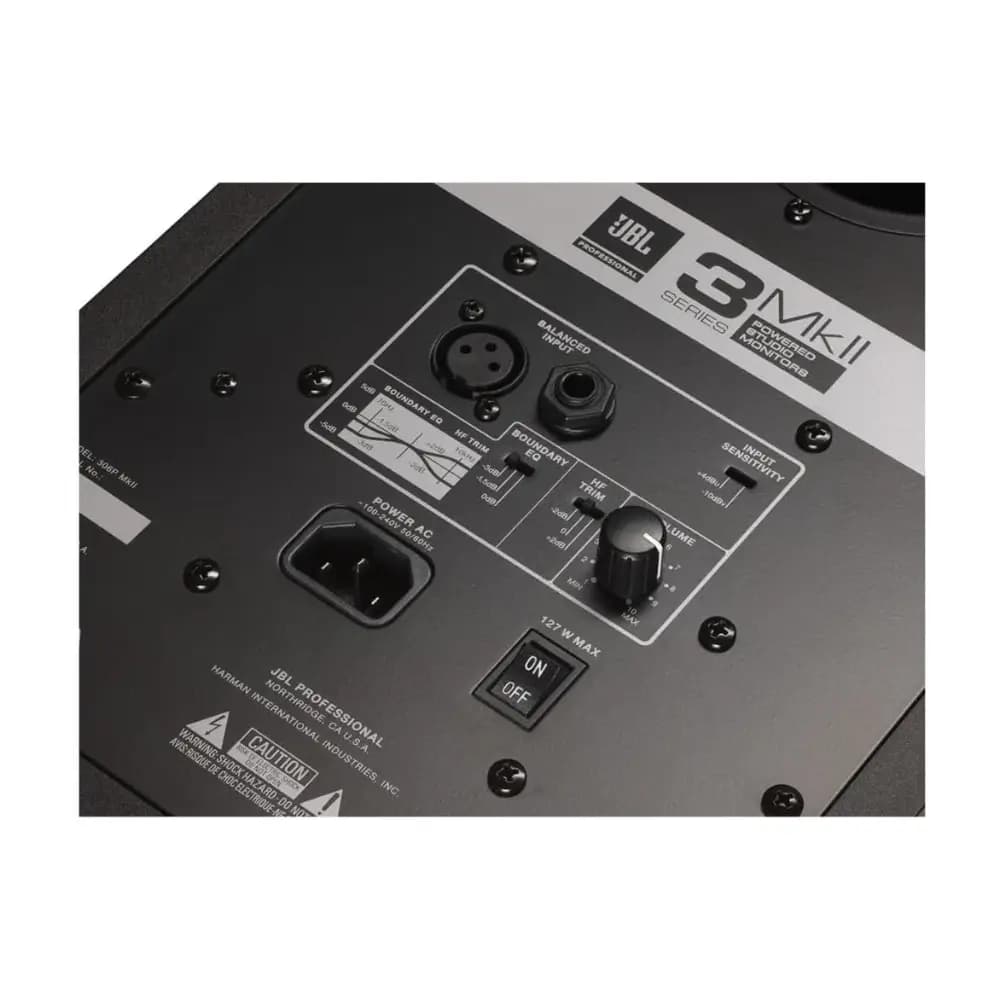 JBL 305P MkII studio monitor speaker front view JBL 305P MkII studio monitor speaker front view
