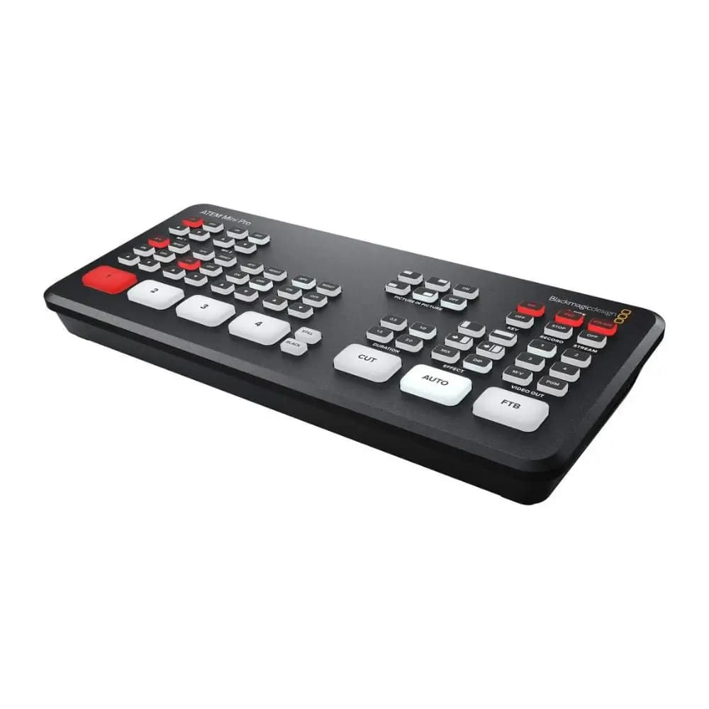 Blackmagic ATEM Mini Pro HDMI input ports close-up