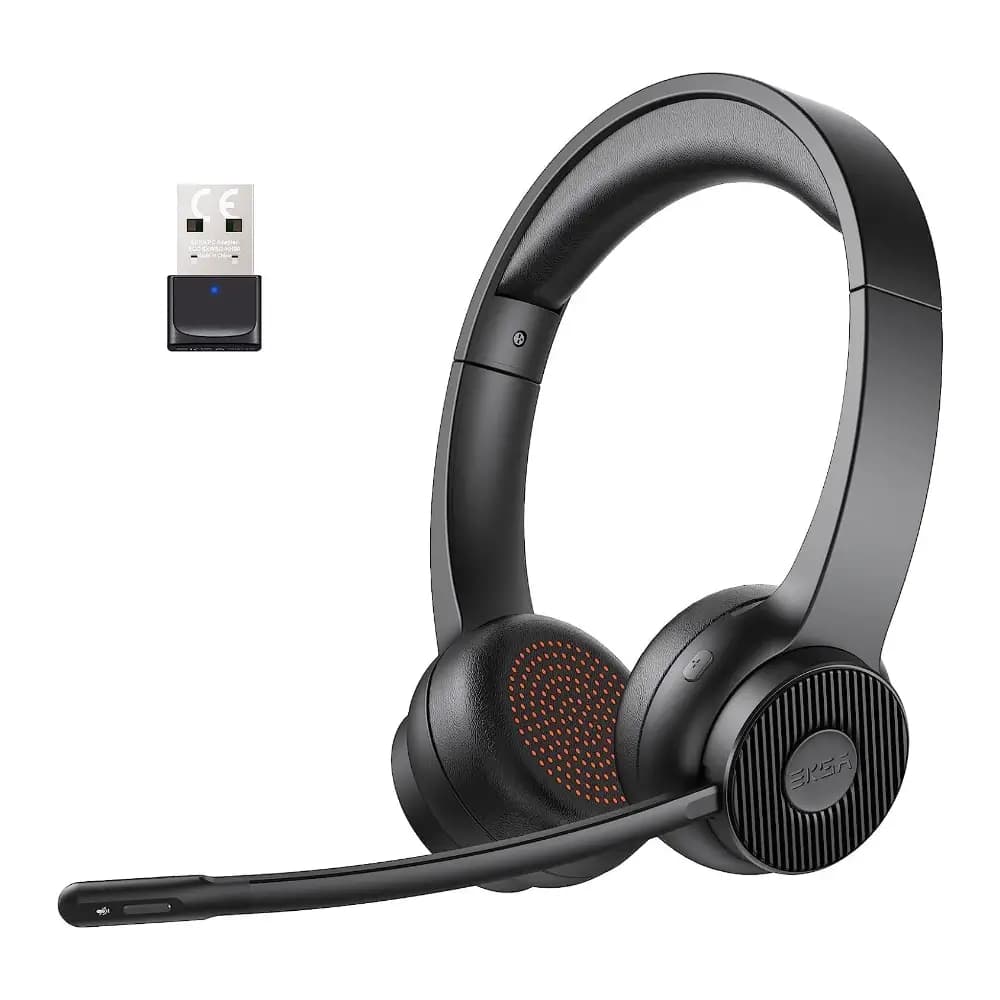 EKSA H16 wireless headset with microphone front view