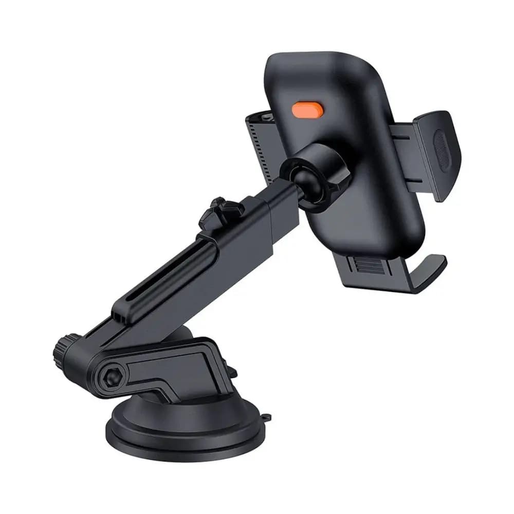 Baseus BS-CM025 clamp-type car phone holder in black Baseus BS-CM025 clamp-type car phone holder in black