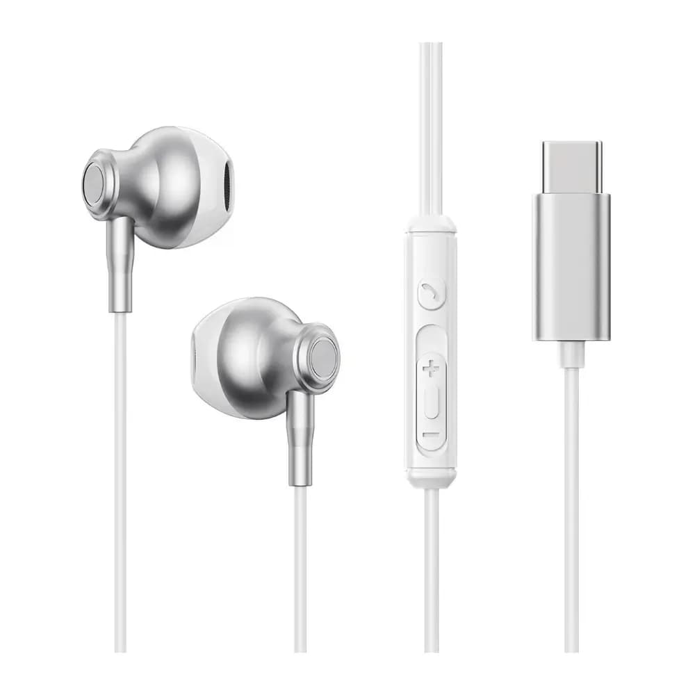 JOYROOM JR-EC07 Type-C half in-ear wired earphones main view JOYROOM JR-EC07 Type-C half in-ear wired earphones main view