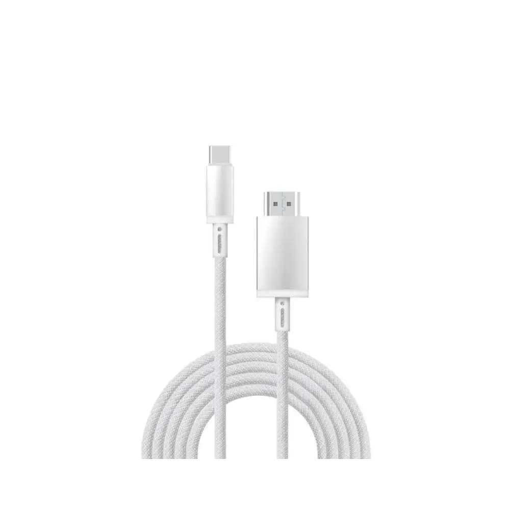Braided cable texture on WiWU HDMI cable Braided cable texture on WiWU HDMI cable