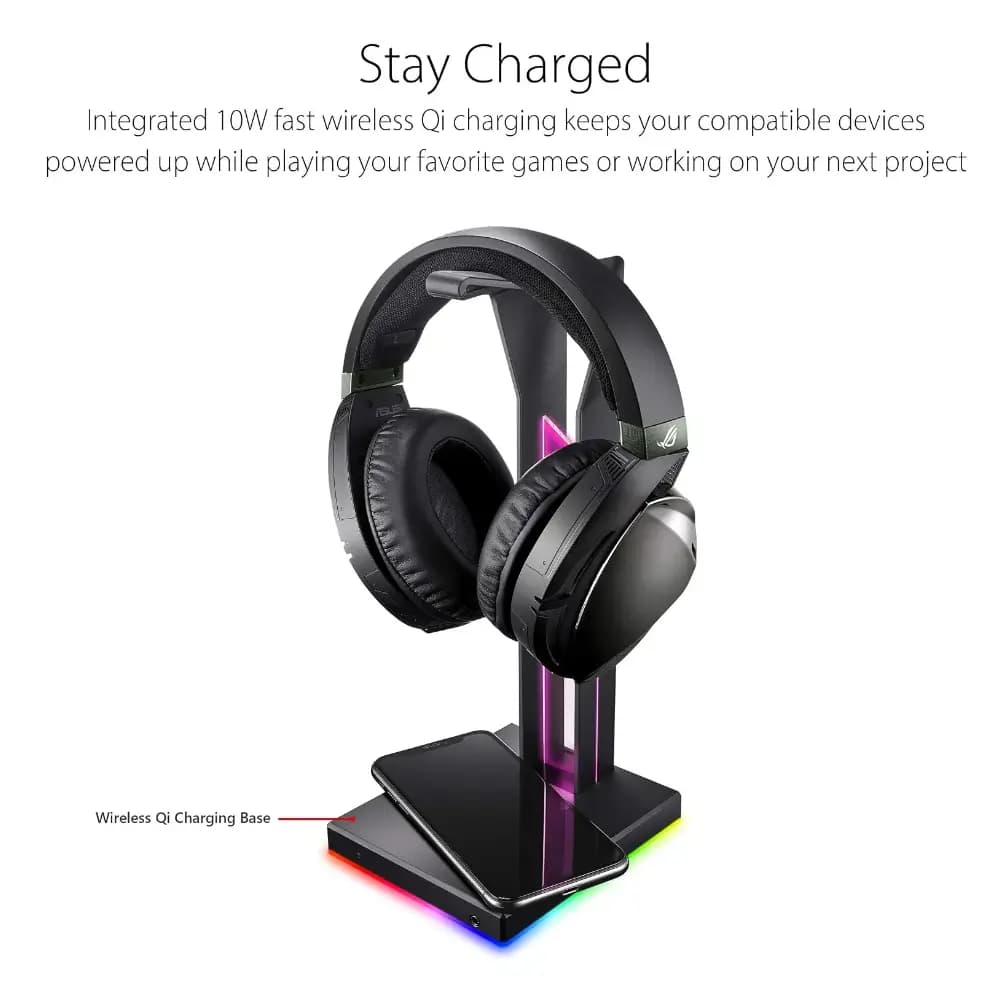 Qi wireless charging ROG logo base on the Asus ROG Throne Qi wireless charging ROG logo base on the Asus ROG Throne