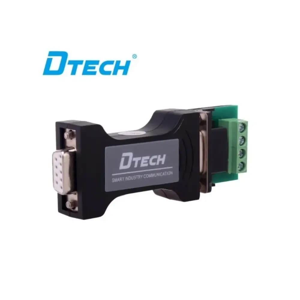 Dtech DT-9000 Passive RS232 to RS485 Converter with 1.2Km Range Dtech DT-9000 passive RS232 to RS485 converter front view