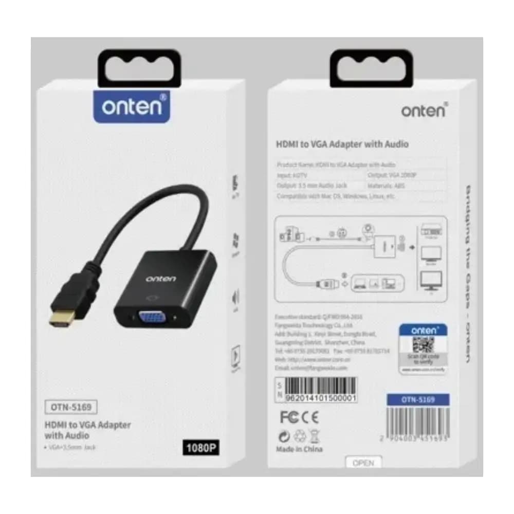 HDMI to VGA adapter with built-in 3.5mm audio output for speakers HDMI to VGA adapter with built-in 3.5mm audio output for speakers