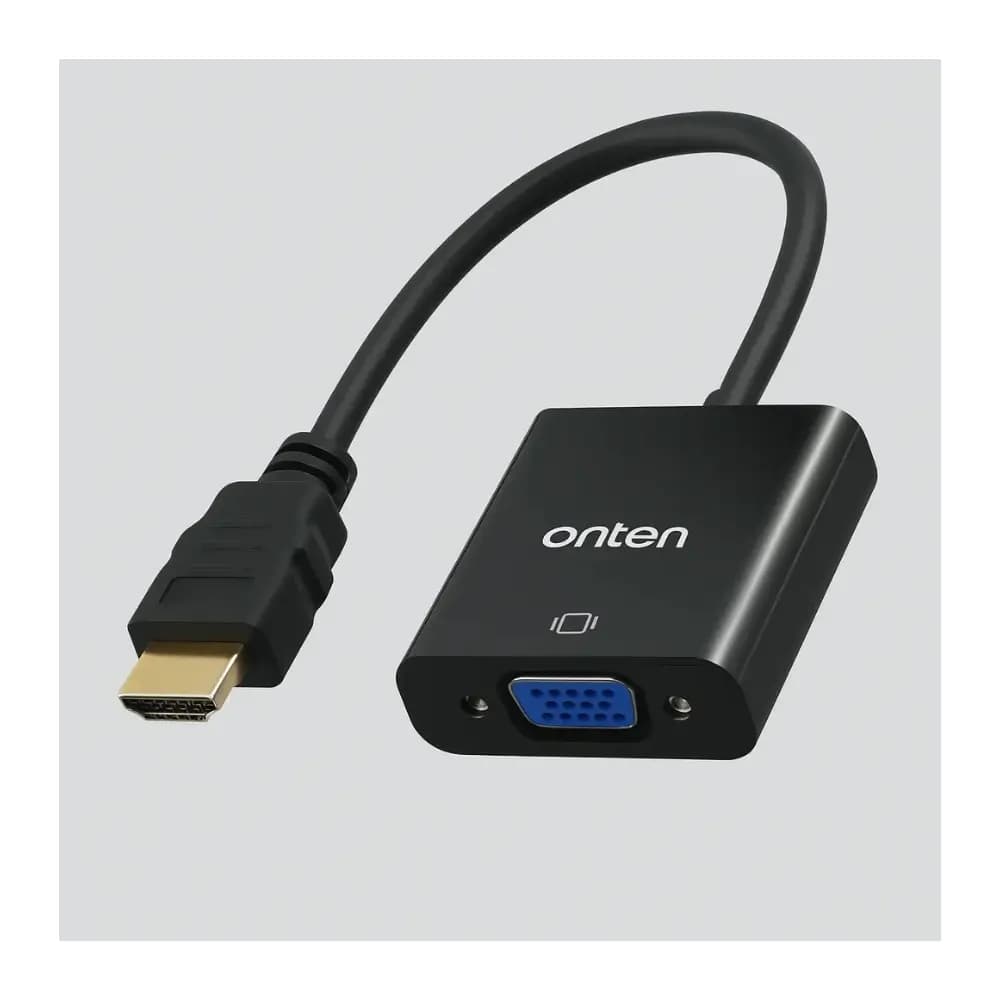 Onten OTN-5169 HDMI to VGA adapter with 2M cable and audio jack